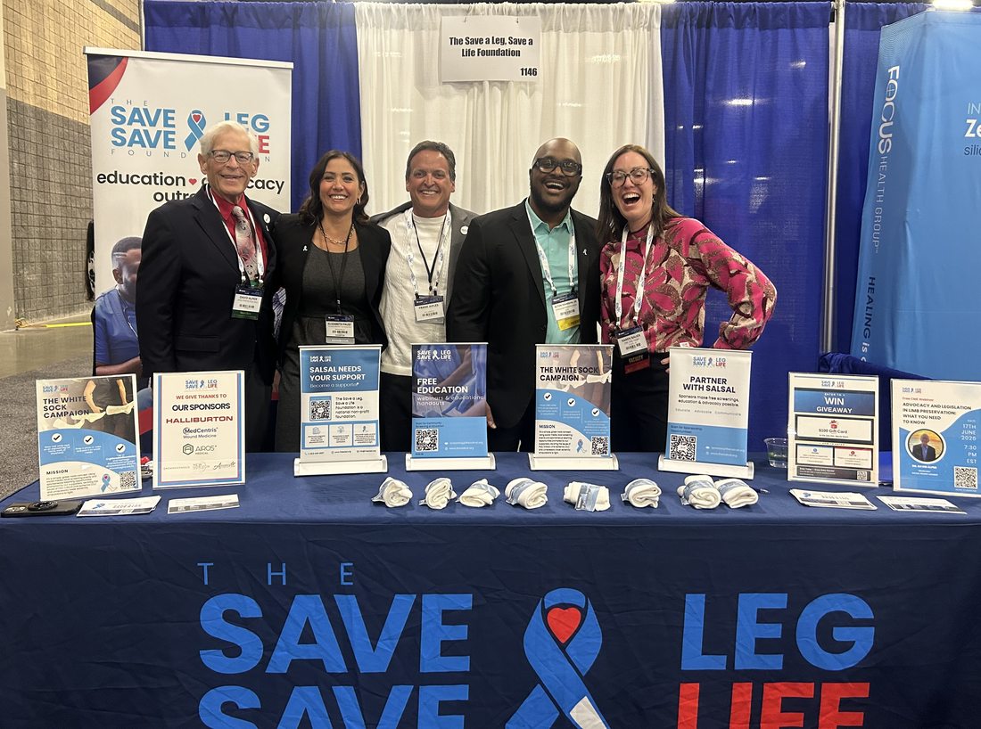 SALSAL at a wound care conference