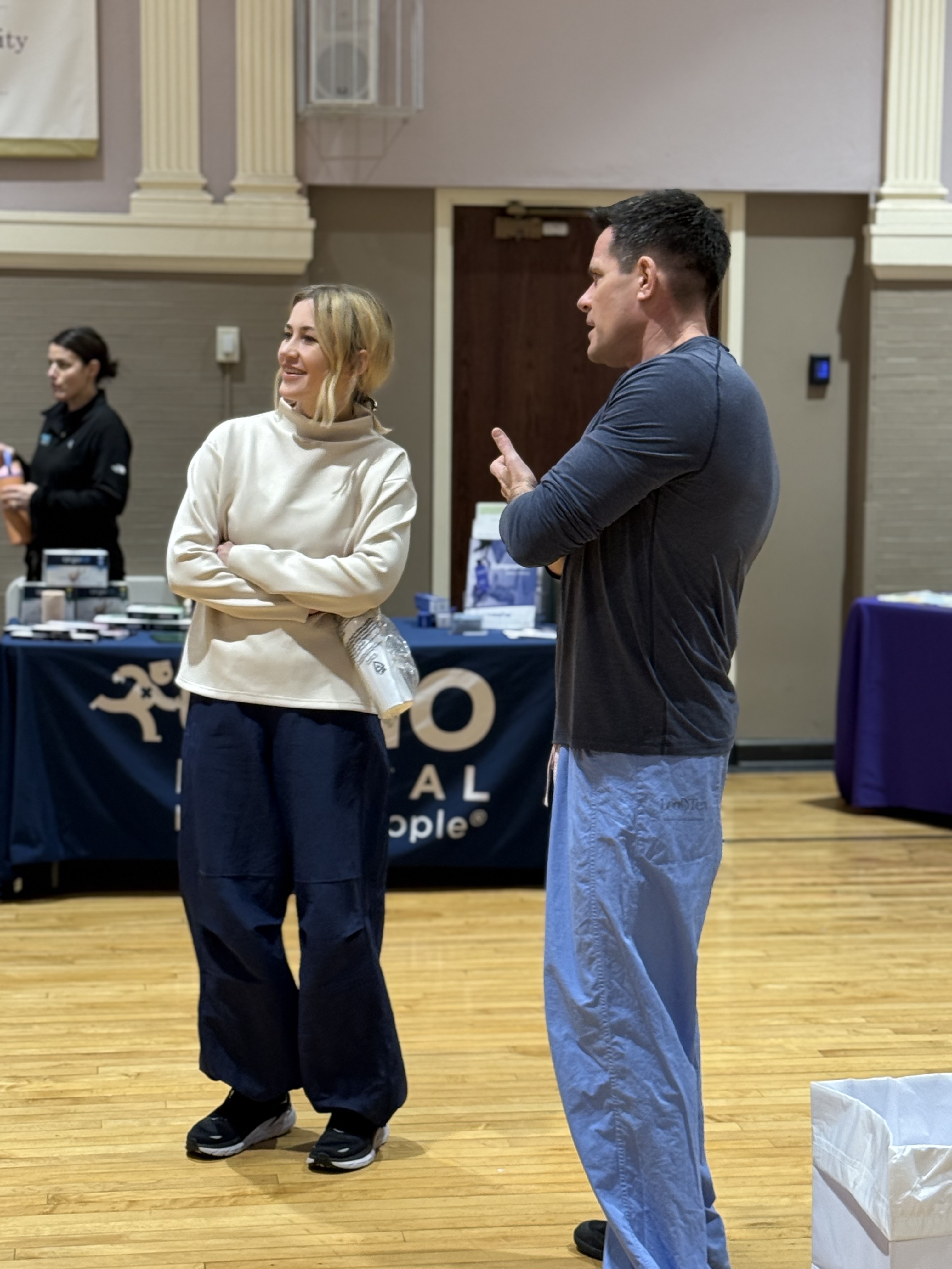 Attendees in conversation at a SALSAL session